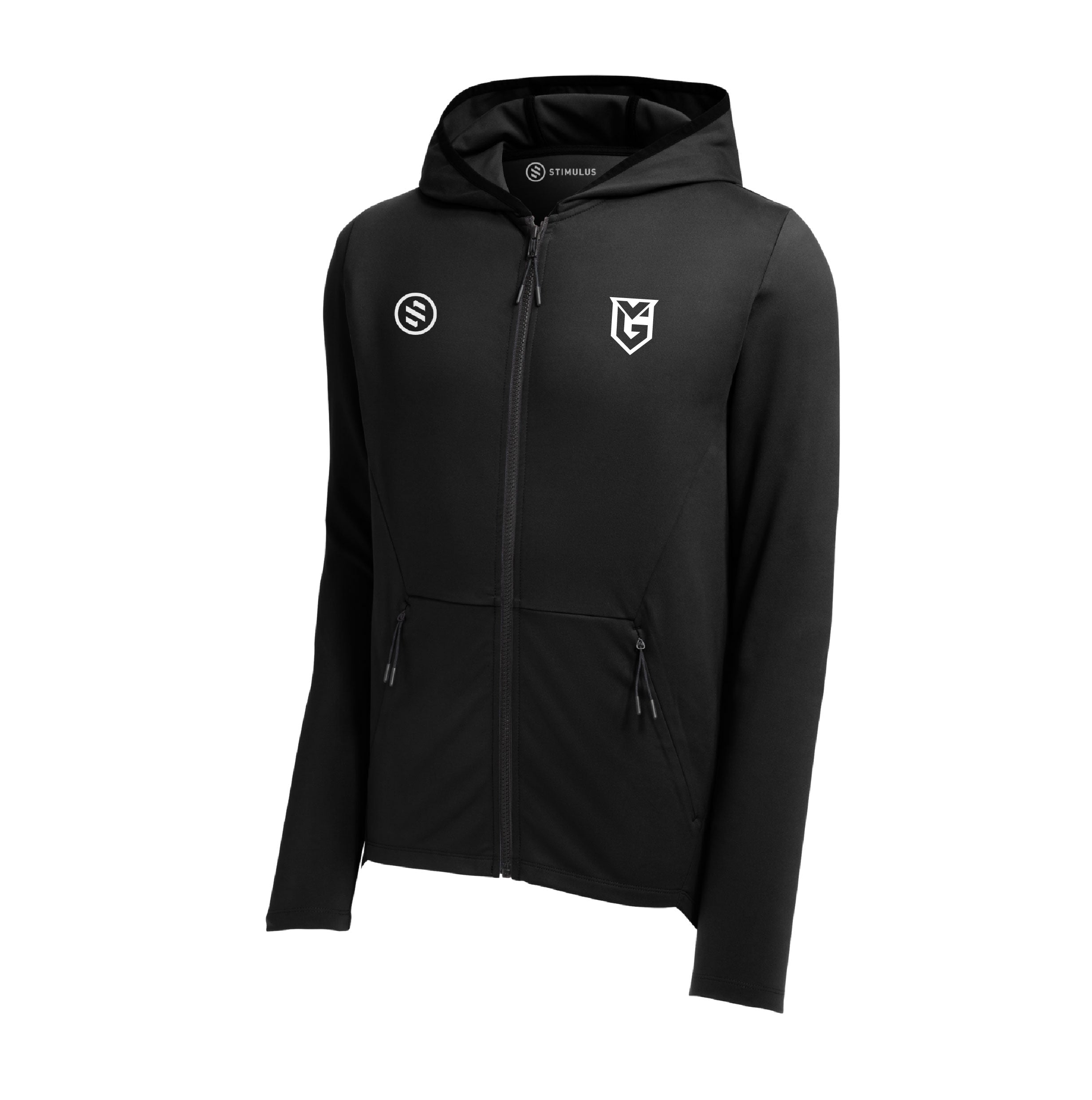 VSA Guardian Soccer Club - Performance Zip Hoodie Men’s - DEEP BLACK