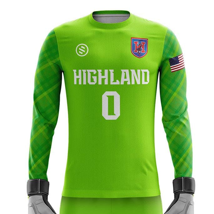 Highland Varsity Soccer - Green GK Jersey
