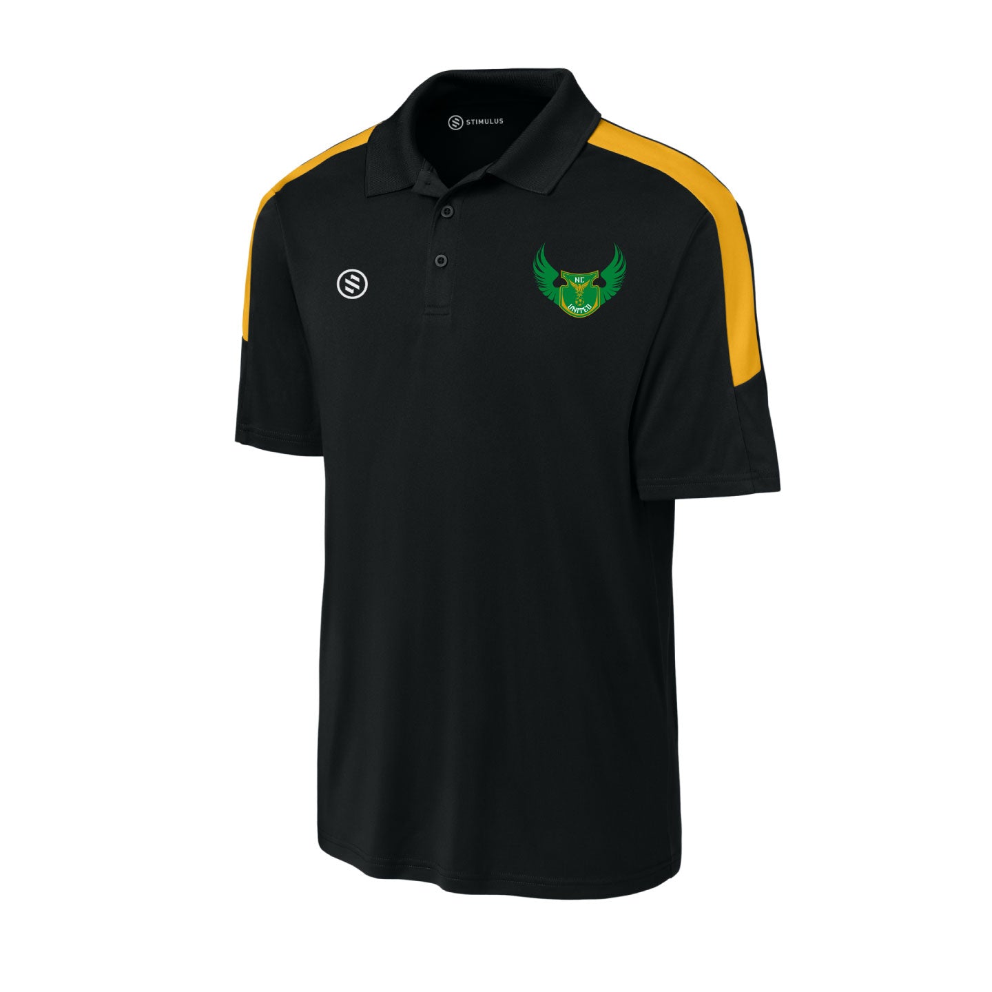 North Collins United - Performance Stripe Polo - Men's