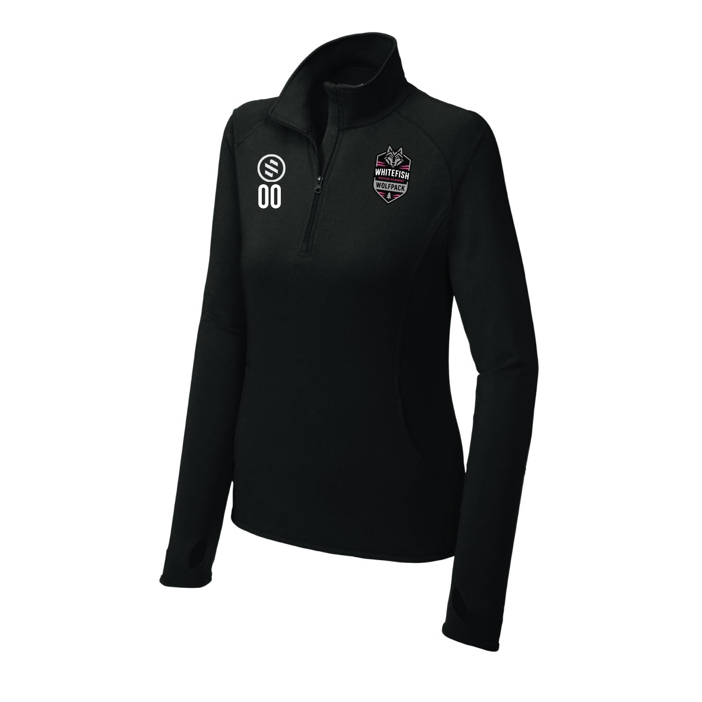 Whitefish Soccer Academy - 1/4-Zip Pullover - Women’s