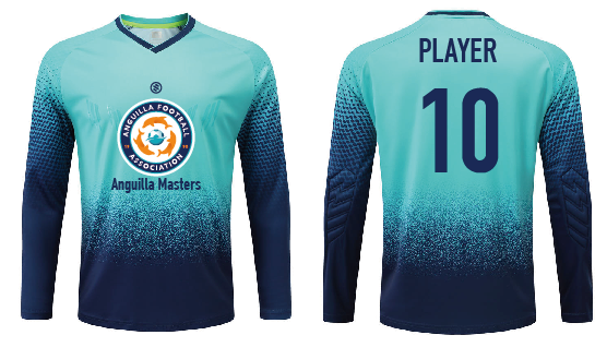 Anguilla FA  - Teal Long Sleeve Jersey