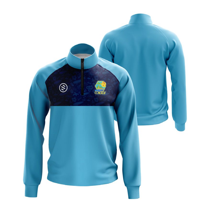 World Of Concacaf Podcast - Podcacaf Light Blue 1/2 Zip