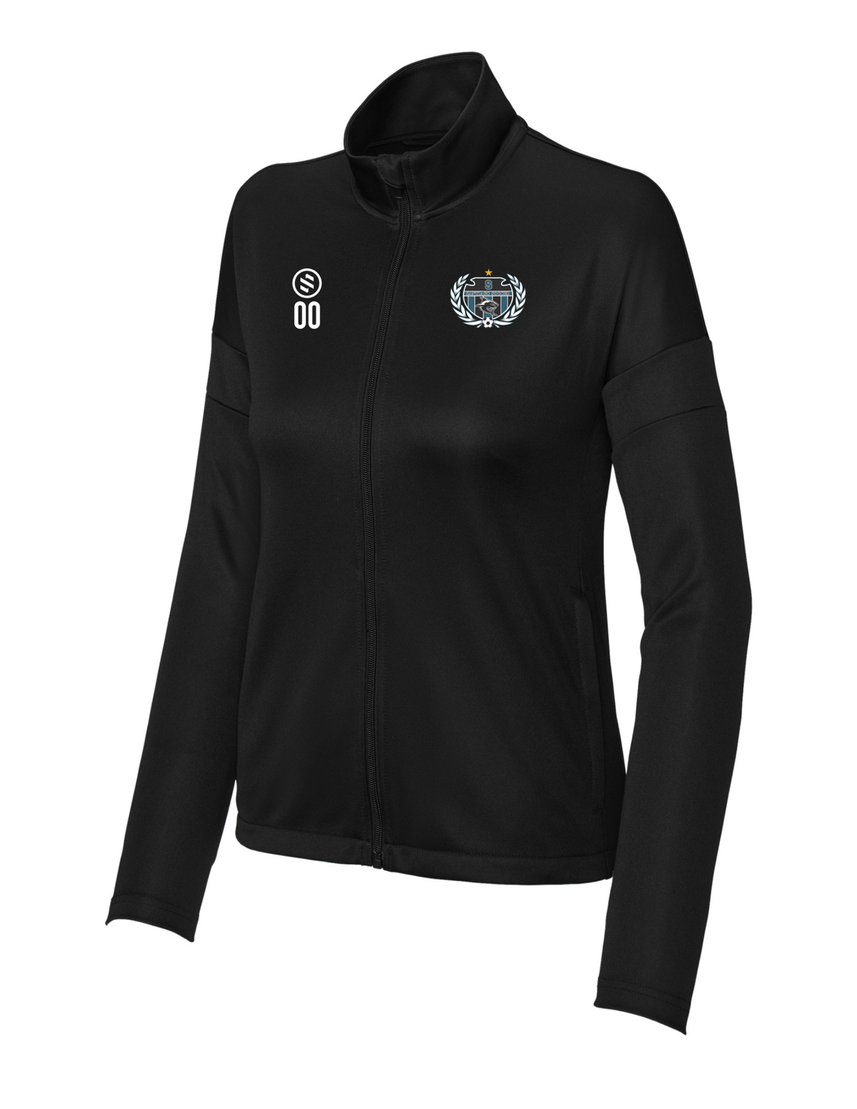 Santiago Soccer HS - Profit FullZip Jacket - Women's - Black