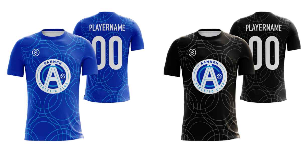 Boys First Sanneh Athletic Club - Blue/Black Reversible Jersey
